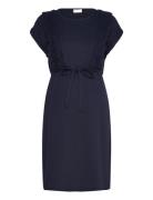 Mlalisa Mary Cap Jrs Abk Dress 2F A. Polvipituinen Mekko Navy Mamalici...