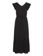 Bymmjoella Frill Dress 2 - Polvipituinen Mekko Black B.young