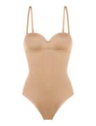 Sublime Sculpt Bodysuit Body Alusmekko Beige Dorina