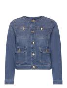 Jacket Maya Denim Farkkutakki Denimtakki Blue Lindex