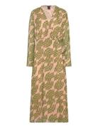 Dress Elly Maksimekko Juhlamekko Khaki Green Lindex