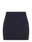 Cotton Gmd Chino Skirt Lyhyt Hame Navy Tommy Hilfiger