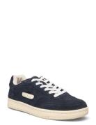 Wolfe Suede Sneaker Matalavartiset Sneakerit Tennarit Navy Les Deux