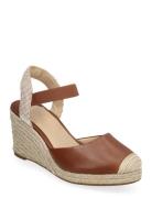 Pearle Ii Leather & Canvas Espadrille Korolliset Sandaalit Espadrillot...