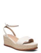 Leona Nappa Leather Espadrille Korolliset Sandaalit Espadrillot Cream ...