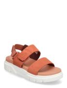 Greyfield Sandal Backstrap Sandal Medium Red Suede Matalapohjaiset San...