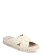 Sandals Matalapohjaiset Sandaalit Cream Ilse Jacobsen