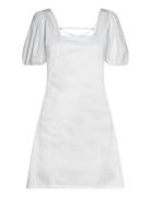 Peyton Puff Dress Lyhyt Mekko White Once Untold