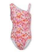 Kogtikka Cut Out Swimsuit Acc Uimapuku Uima-asut Pink Kids Only