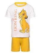 Set Pyjalong Pyjamasetti Pyjama Multi/patterned Løvernes Konge