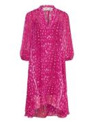 Dvf Ileana Dress Lyhyt Mekko Pink Diane Von Furstenberg