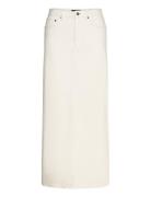 Evianna Denim Maxi Skirt Pitkä Hame Cream Bardot