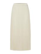 Slfalexis Mw Midi Skirt B Noos Polvipituinen Hame Cream Selected Femme