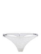 High Leg Thong Stringit Alusvaatteet Grey Tommy Hilfiger