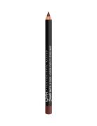 Suede Matte Lip Liner Huulikynä Meikki Brown NYX Professional Makeup