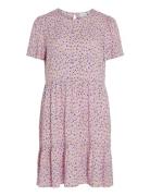 Vipaya S/S Dress /Su - Noos Lyhyt Mekko Pink Vila