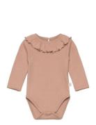 Bodystocking Bodies Long-sleeved Beige Sofie Schnoor Baby And Kids