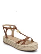 Payton Burnished Leather Espadrille Korolliset Sandaalit Espadrillot B...