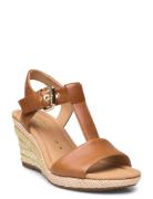 Wedge Sandal Korolliset Sandaalit Espadrillot Brown Gabor