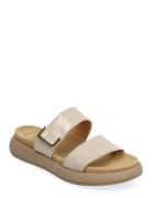 Slip-In Matalapohjaiset Sandaalit Cream Gabor