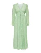 Onlamanda L/S Long Dress Cs Ptm Maksimekko Juhlamekko Green ONLY