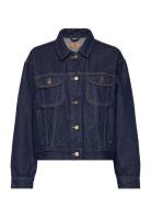 Berit Denim Jacket Classic Blue Farkkutakki Denimtakki Blue Nudie Jean...