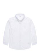 Ross - Shirt Tops Shirts Long-sleeved Shirts White Hust & Claire