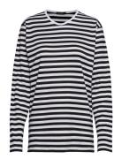 Pitkähiha Shirt Tops T-shirts & Tops Long-sleeved Black Marimekko