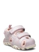 Runn Shoes Summer Shoes Sandals Pink Leaf