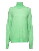 Jaci Turtleneck 12757 Tops Knitwear Turtleneck Green Samsøe Samsøe