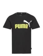 Ess+ 2 Col Logo Tee B Sport T-shirts Short-sleeved Black PUMA