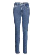 High Rise Skinny Bottoms Jeans Skinny Blue Calvin Klein Jeans