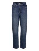 34 The Mom 107 Xhigh Straight Y Bottoms Jeans Straight-regular Blue My...