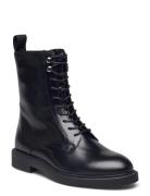 Alex W Shoes Boots Ankle Boots Laced Boots Black VAGABOND