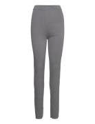 Jetset Knit Pants Sport Running-training Tights Grey Famme