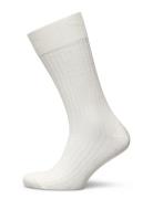 Off White Ribbed Socks Underwear Socks Regular Socks White AN IVY