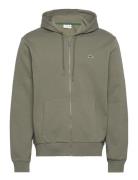 Sweatshirts Tops Sweat-shirts & Hoodies Hoodies Khaki Green Lacoste