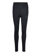 Court High Waist Tights Sport Running-training Tights Black Röhnisch