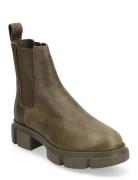 Cph570 Vitello Black Shoes Chelsea Boots Khaki Green Copenhagen Studio...