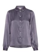 Estellemw Shirt Tops Shirts Long-sleeved Grey My Essential Wardrobe