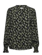 Merlemw Shirt Tops Blouses Long-sleeved Black My Essential Wardrobe