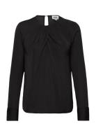 Brenda Blouse Tops Blouses Long-sleeved Black Twist & Tango