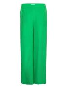 Ayame Pants Bottoms Trousers Wide Leg Green Minus