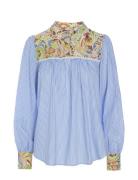 Creola Ns Tops Blouses Long-sleeved Blue Dea Kudibal