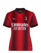 Ac Milan Home Jersey Replica W Tops T-shirts & Tops Short-sleeved Red ...