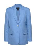 Blazer Stella Blazer Linen Blazers Single Breasted Blazers Blue Lindex