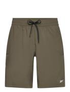 Wor Woven Short Sport Shorts Sport Shorts Khaki Green Reebok Performan...