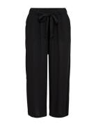 Sc-Radia Bottoms Trousers Straight Leg Black Soyaconcept