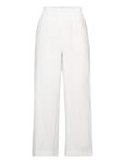 Vmcarmen Hr Wide Pull-On Pant Noos Bottoms Trousers Wide Leg White Ver...