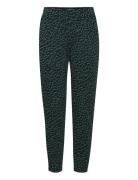 Ihkate Jacquard Pa6 Bottoms Trousers Straight Leg Green ICHI